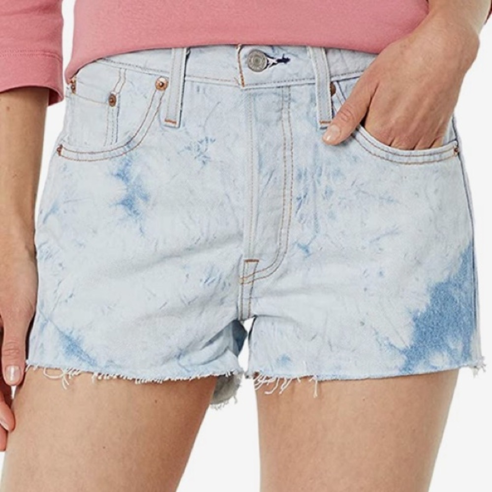 Levi's Women’s 501 High-Rise Shorts in Scribble Down